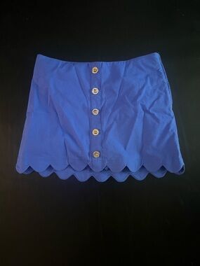 Lilly Pulitzer Royal Blue Mini Skirt